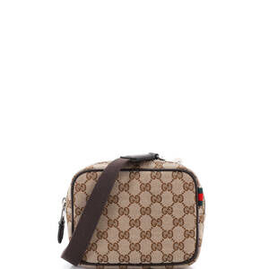 Gucci Mini Web Loop Camera Bag GG Canvas